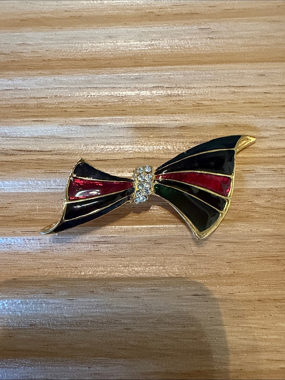 Multi Color Gold Brooch